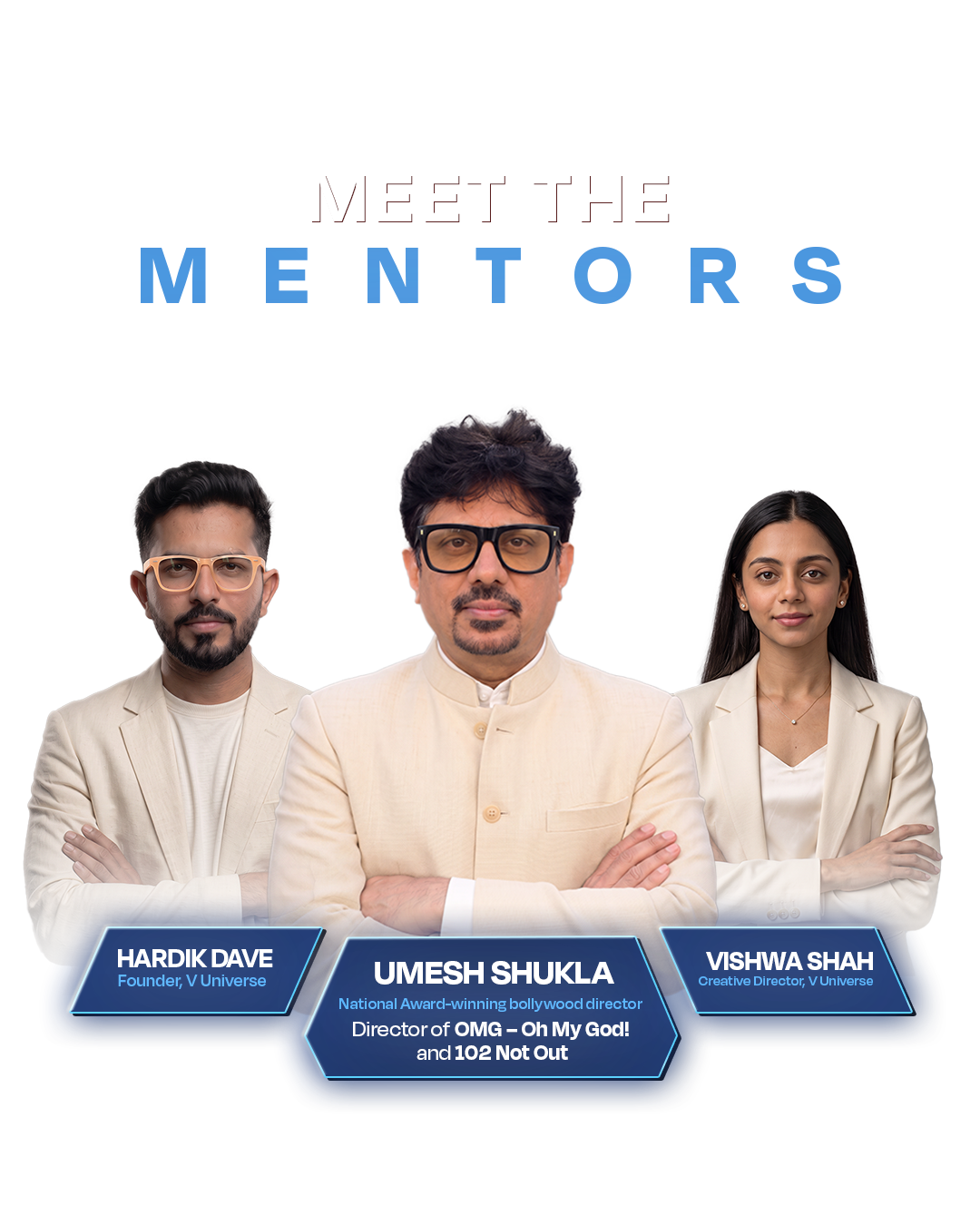 Meet the mentors of AI filmmaking — Hardik Dave, Umesh Shukla, Vishwa Shah